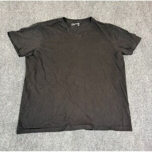 American Giant T-Shirt Mens  Black Crewneck USA  Short Sleeve Cotton Size XXL